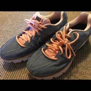 Grey and orange Nike Pegasus